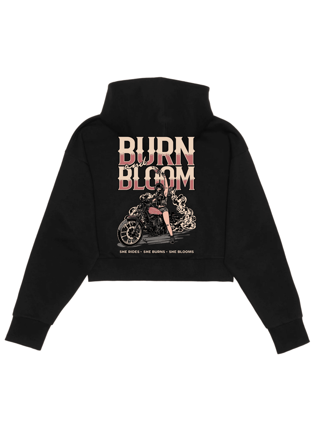 THE REBEL HOODIE ½ Zipproduct_name by shop_name is a women biker - inspired product_type designed for comfort, freedom, and everyday wear. Inspired by the motorcycle world, women crew energy, and pe