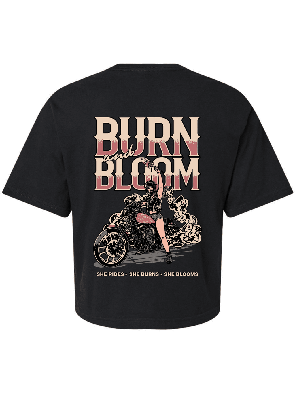 THE REBEL T - SHIRTproduct_name by shop_name is a women biker - inspired product_type designed for comfort, freedom, and everyday wear. Inspired by the motorcycle world, women crew energy, and pe